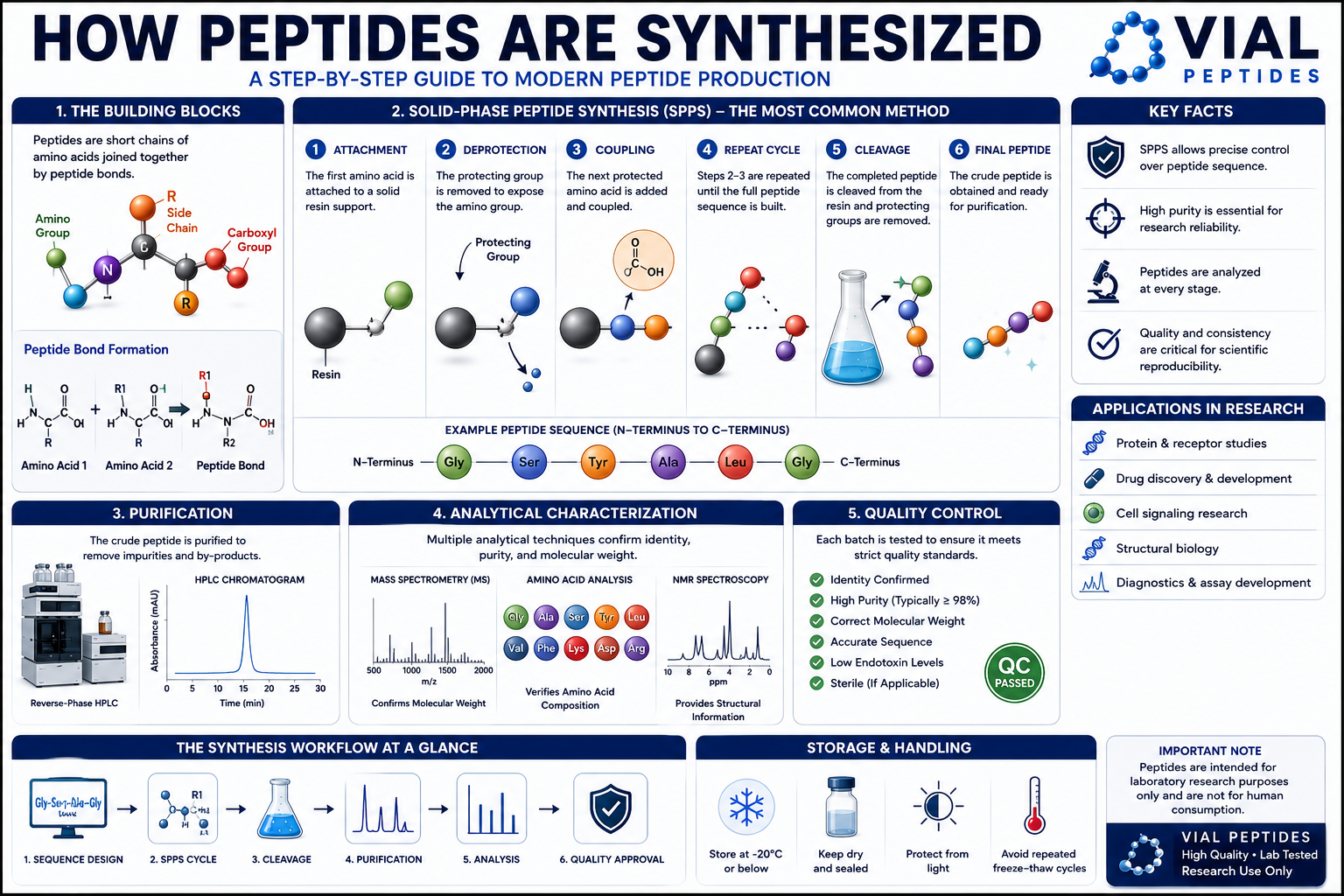 You are currently viewing How Peptides Are Synthesized: A Complete Scientific Guide