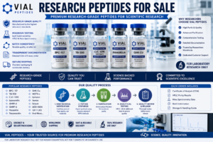 Read more about the article Research Peptides for Sale | Premium Research-Grade Peptides