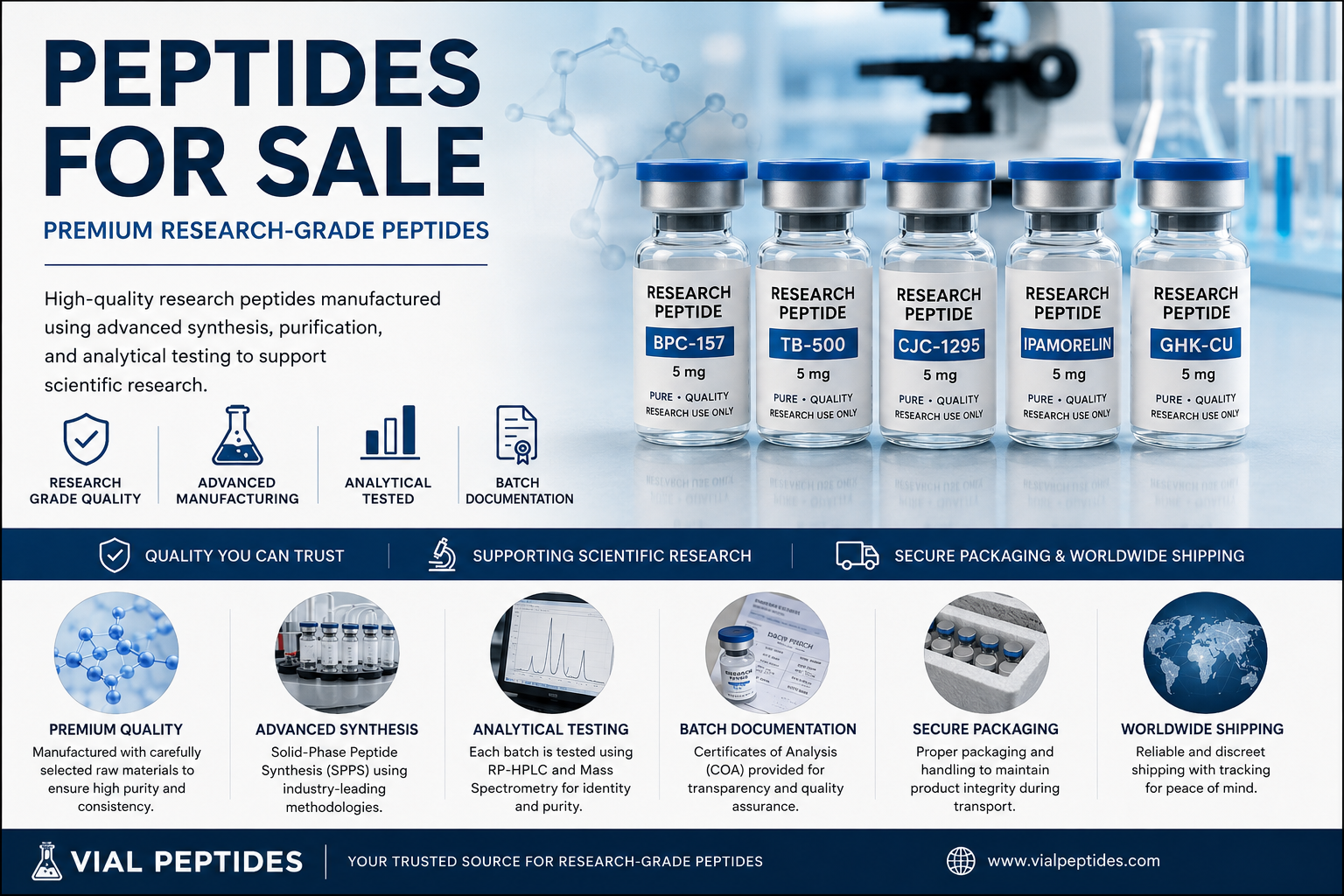 You are currently viewing Peptides for Sale | Premium Research-Grade Peptides