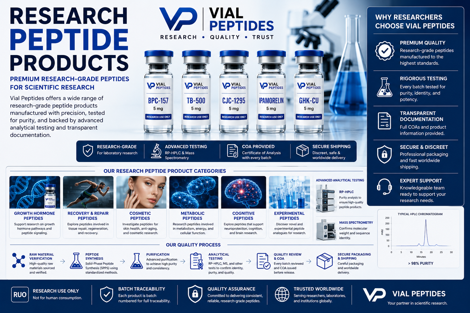 You are currently viewing Research Peptide Products | Premium Research-Grade Peptides